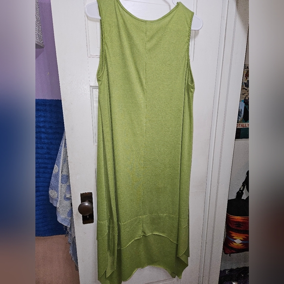Hippie Soul Sleeveless Green 3x Dress - Picture 4 of 4